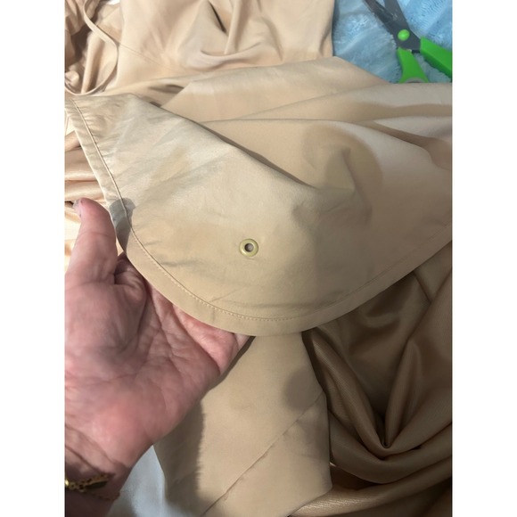 Adidas Parley Windbreaker Dress Beige Drawstring Hooded Athleisure Womens M - Picture 9 of 14